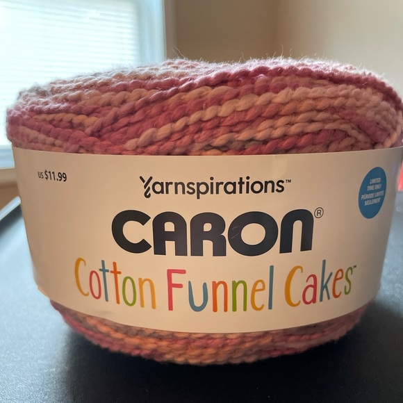 Caron Other - Yarnspirations Caron Cotton Funnel Cakes Yarn in Rose Petal